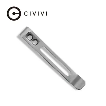 Кліпса кишенькова сталева Civivi без гвинтів CA-05B-V1