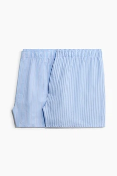 Набор семейные боксеры H&M 100% хлопок размер L 2 шт light blue\striped 0250