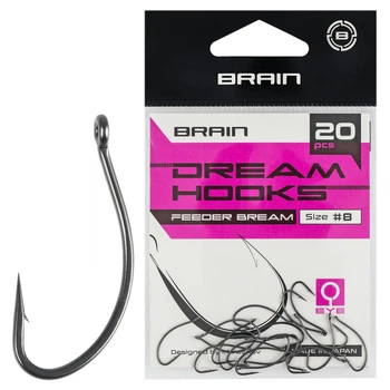 Крючок Brain Dream Hooks Feeder Bream #8 (20шт/уп)