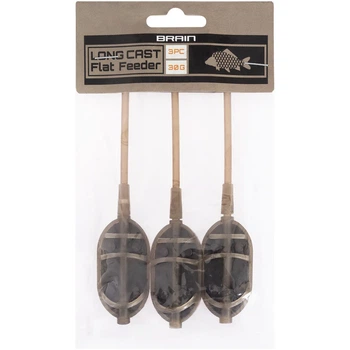 Кормушка Brain Long Cast Flat Feeder 30g (3 шт/уп)
