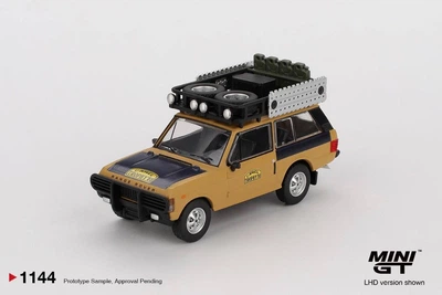 Колекційна модель машинка Mini GT Range Rover 1981 Camel Trophy Sumatra C.Swoboda & K.Mentel Winner