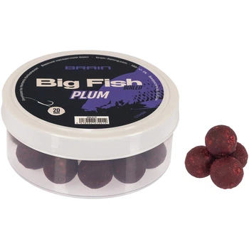 Бойлы вареные Brain Big Fish Plum (слива) 20mm