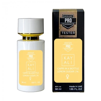 Женская парфюмированная вода No Brand аналог Kayali Capri in a Bottle Lemon Sugar | 14, PRO 58 мл
