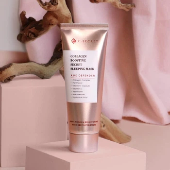 Ночная лифтинг-маска с коллагеном для лица K-SECRET Collagen Boosting Secret Sleeping Mask 60 мл