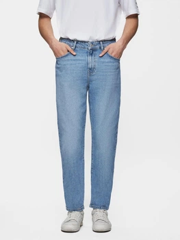 Мужские голубые джинсы slim tapered размет 30
