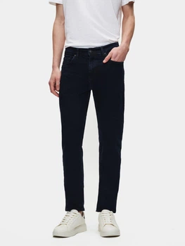 Мужские темно-синие джинсы Slim fit размер 34/32
