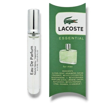 Мужская парфюмированная вода No Brand версия Lacoste Essential, 20 ml