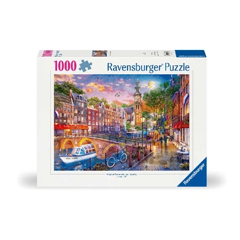 Пазли Ravensburger Захід сонця над Амстердамом 1000 елементiв 12000884 (4005555008842)