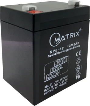 Аккумуляторная батарея Matrix 12V 5Ah (NP5-12)