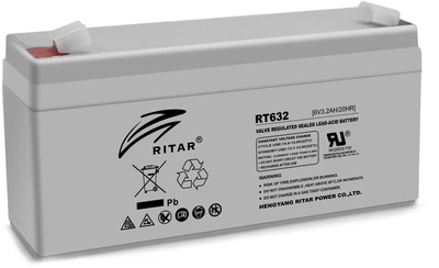 Акумуляторна батарея AGM RITAR 6V 3.2Ah (RT632)