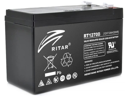 Акумуляторна батарея AGM RITAR 12V 7.0Ah (RT1270B)