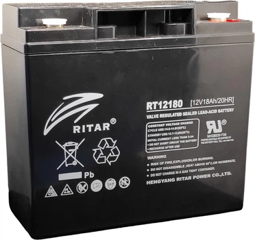Аккумуляторная батарея AGM RITAR 12V 18.0Ah (RT12180B)
