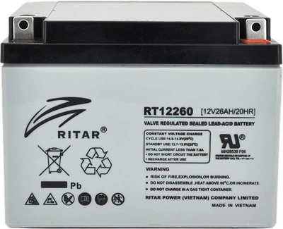 Аккумуляторная батарея AGM RITAR 12V 26.0Ah (RT12260)
