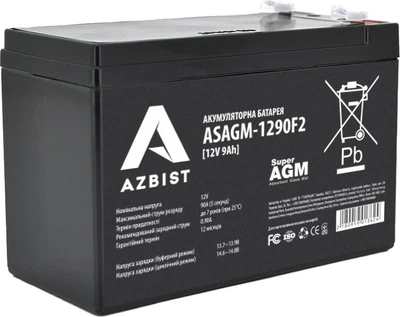 Аккумуляторная батарея AZBIST Super AGM 12V 9.0Ah (ASAGM-1290F2)