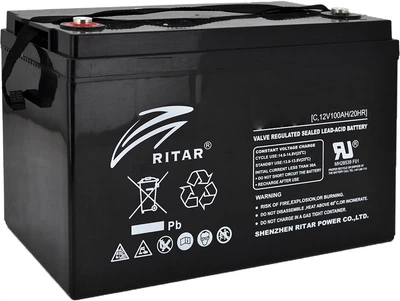 Аккумуляторная батарея CARBON RITAR 12V 100.0Ah (DC12-100C)