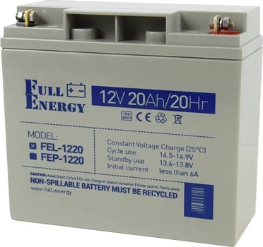 Аккумуляторная батарея Full Energy 12V 20Ah GEL (FEL-1220)