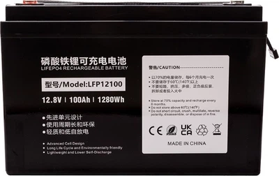 Аккумуляторная батарея PowerPlant LiFePO4 12.8V 100Ah (NV822430)