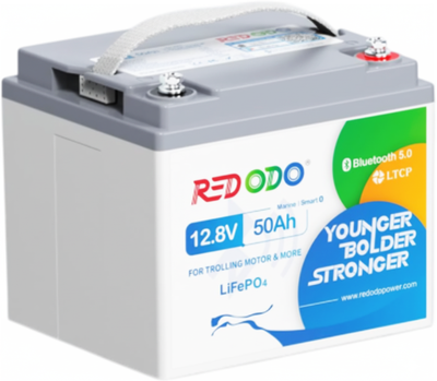 Аккумуляторная батарея Redodo TM-BT LiFePO4 12.8V 50Ah (YT44804)