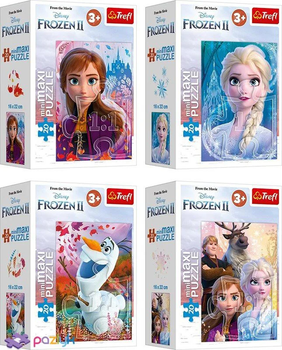 Пазли Frozen Дружба в крижаній землі Mini Max Trefl 56022 Різнокольоровий shop (5900511560220)