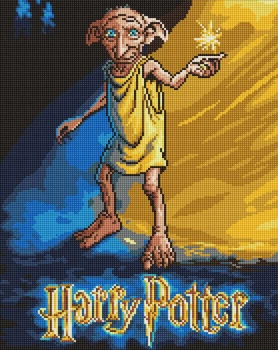 Алмазна мозаїка Harry Potter: Постер з Добі ©Warner Bros. 40x50 AMO20373 Ідейка