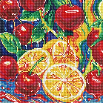 Алмазная мозаика Сочное наслаждение ©art_selena_ua 40x40 AMO8252 Идейка