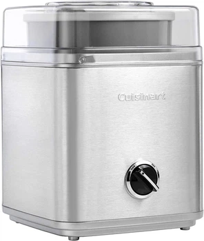 Мороженица Cuisinart Ice Cream Deluxe ICE30BCE, 2 л, приготовление за 25 минут, серебристая