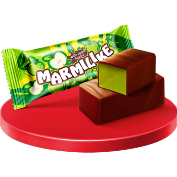 Цукерки Lukas Marmilike зі смаком яблука 1 кг