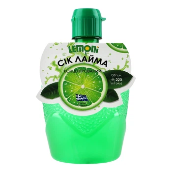 Лаймовий сік концентрований Lemoni 220мл (5202737200608)