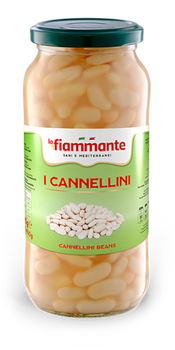 Квасоля консервована Cannellini La Fiammante 540г(8001737192053)