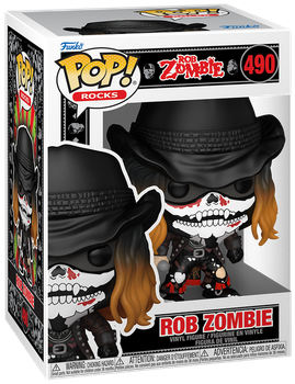 Фігурка Funko Pop! Rocks: Rob Zombie (Роб Зомбі) — #490 Роб Зомбі з банданою (Rob Zombie with Bandana)