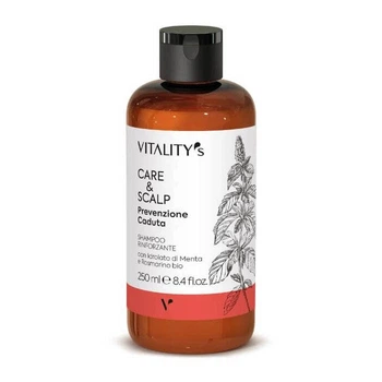 Укрепляющий шампунь против выпадения волос с кофеином и экстрактом мяты Vitality's Care & Style Scalp Fortifiant Shampoo, 250 мл