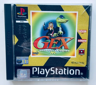 Диск для PlayStation 1 - Gex Deep Cover Gecko Eidos Ricochet Value Series, англійська версія, Б/В