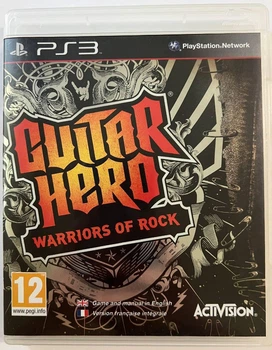 Диск для PlayStation 3 - Guitar Hero Warriors of Rock, английская версия, Б/У