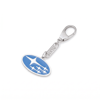 Серебряный брелок Subaru (Субару) (9014.1)