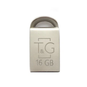 Флеш накопичувач USB 16Gb T&G Metal TG107, Silver, USB 2.0 (TG107-16G)