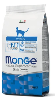 Сухий корм для профілактики сечокам'яної хвороби у котів Monge (Монж) Cat Urinary 1.5 кг.