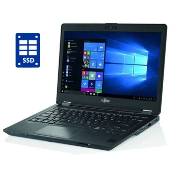Нетбук Fujitsu LifeBook U729 / 12.5" (1920x1080) IPS / Intel Core i3-8145U (2 (4) ядра по 2.1 - 3.9 GHz) / 8 GB DDR4 / 256 GB SSD M.2 / Intel UHD Graphics / WebCam / Win 10 Pro б/у