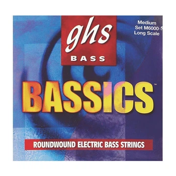 Струны для 5-струнной бас-гитары GHS Bassics M60005, 44-130
