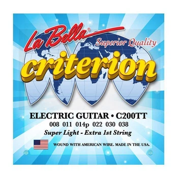 Струны для электрогитары La Bella C-200TT Criterion, 8-38
