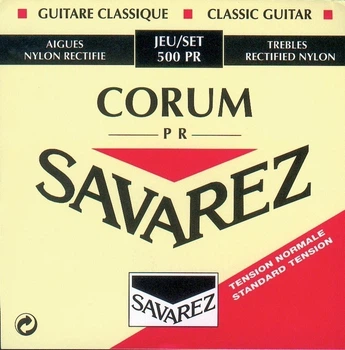 Струны для классической гитары Savarez PR Corum 500-PR Normal Tension, 28-43