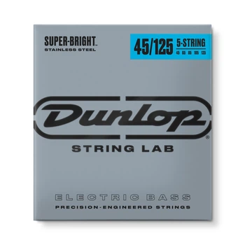 Струны для 5-струнной бас-гитары Dunlop DBSBS-45125 Super Bright Stainless Steel, 45-125