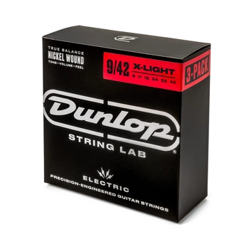 Струны для электрогитары Dunlop 3PDEN-0942 Nickel Wound (3 комплекта), 9-42