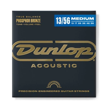 Струны для акустической гитары Dunlop DAP-1356 Phosphor Bronze Medium, 13-56