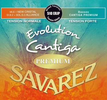 Струны для классической гитары Savarez Evolution Cantiga Premium 510-ERJP Mixed Tension, 25-44