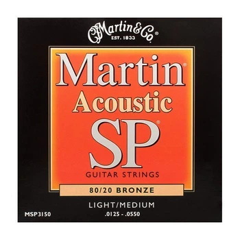 Струни для акустичної гітари Martin SP 80-20 Bronze MSP-3150, 12.5-55