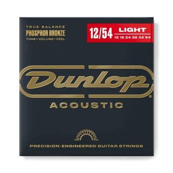 Струны для акустической гитары Dunlop DAP-1254 (DAP-1066) Phosphor Bronze, 12-54