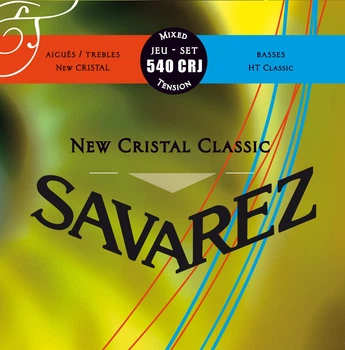 Струны для классической гитары Savarez New Cristal Classic 540-CRJ Mixed Tension, 28-43