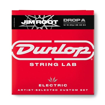 Струны для электрогитары Dunlop JRN-1264DA Jim Root Nickel Wound (Drop A), 12-64