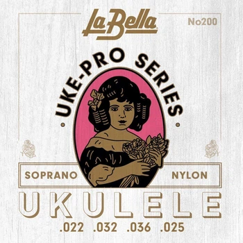 Струни для укулеле La Bella 200 Uke-Pro, Soprano, 22-36
