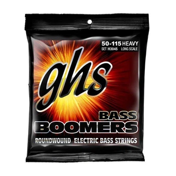 Струны для бас гитары GHS Heavy Gauge Bass Boomers H-3045, 50-115